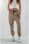 Bej Jogger Paça Lastikli Pantolon