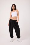 Siyah Spor Şalvar Pantolon