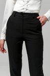 Siyah Klasik Bilek Boy Havuç Pantolon
