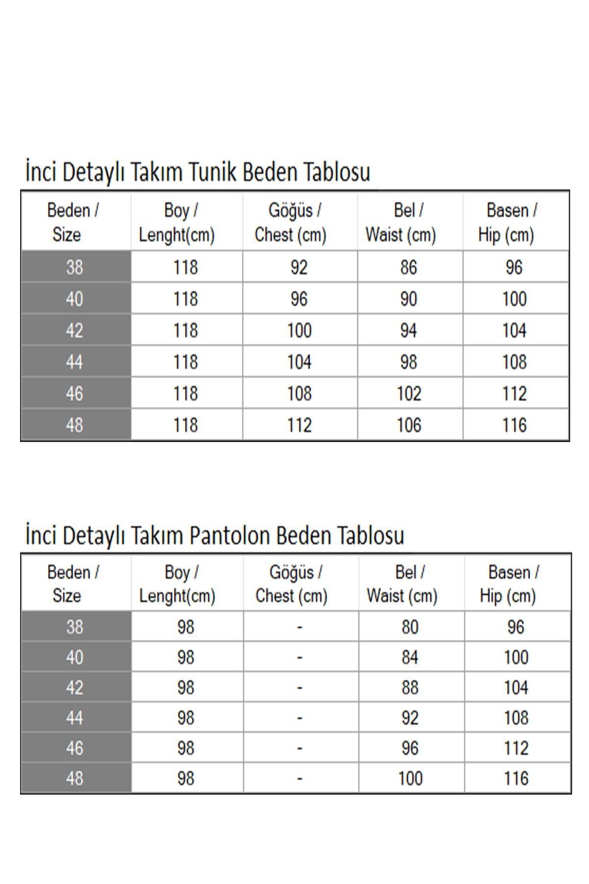 Pearl-Detailed Modest Set - Emerald - Modamihram