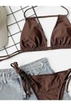 Kahverengi Paris Bikini Takım