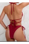 Kırmızı Halka Detaylı Bikini