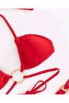 Kırmızı Halka Detaylı Bikini
