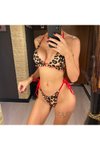Kırmızı Maldie Bikini