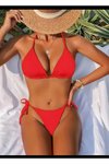 Kırmızı Nisya Bikini Takım