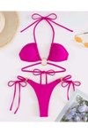Mor Halka Detaylı Bikini