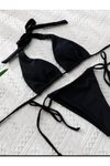 Siyah Olive Bikini Takım