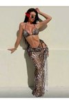 Siyah Sahara Bikini Pareo Set