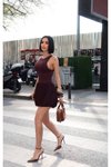 Kahverengi Mini Astarlı Şort Tül Etek